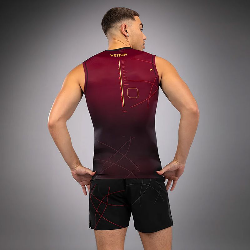 Venum Tactical XT 05522 мъжка тренировъчна тениска Rashguards black/burgundy/gold 2