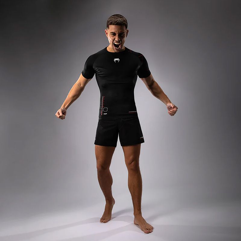 Мъжка тренировъчна тениска Venum Tactical XT Rashguards black/fire red 5
