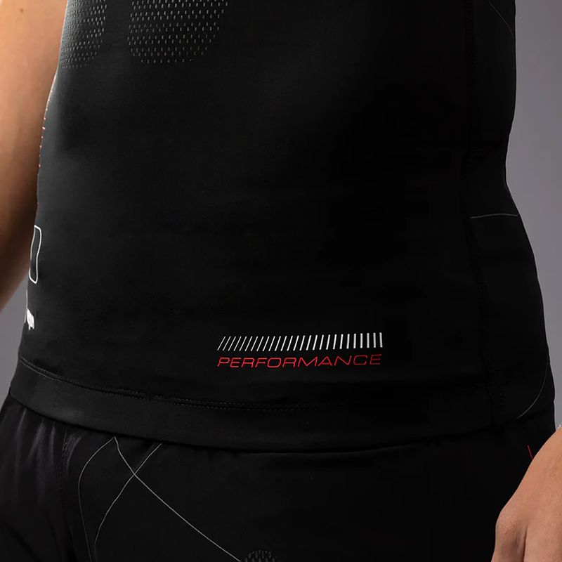 Мъжка тренировъчна тениска Venum Tactical XT Rashguards black/fire red 9