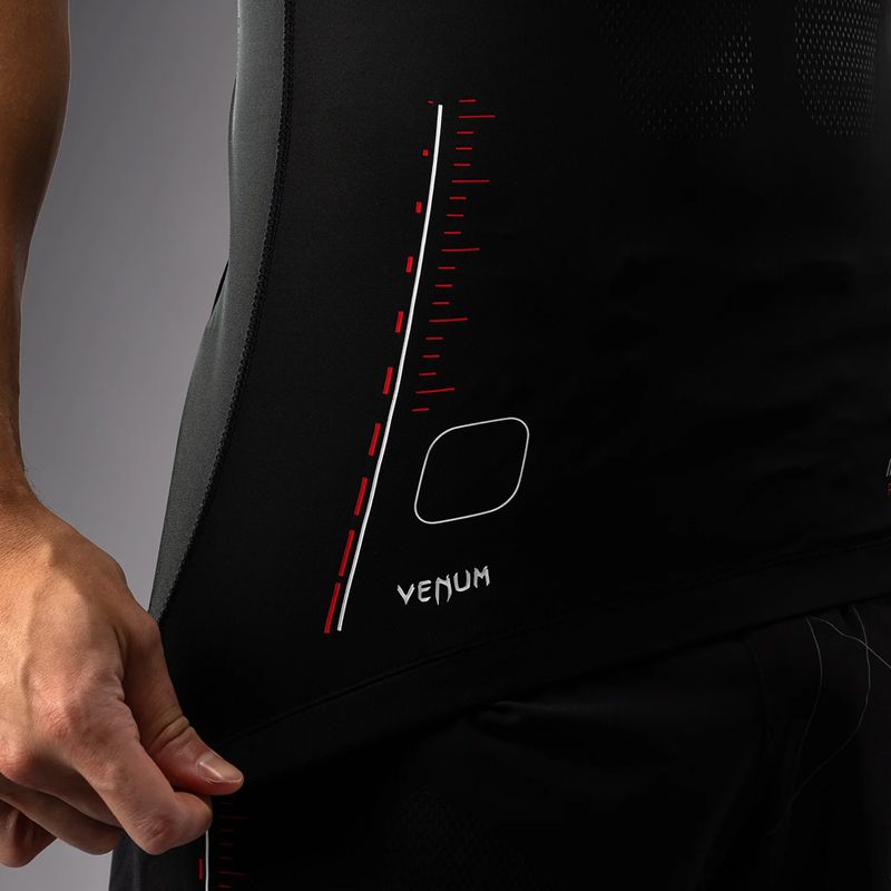 Мъжка тренировъчна тениска Venum Tactical XT Rashguards black/fire red 10