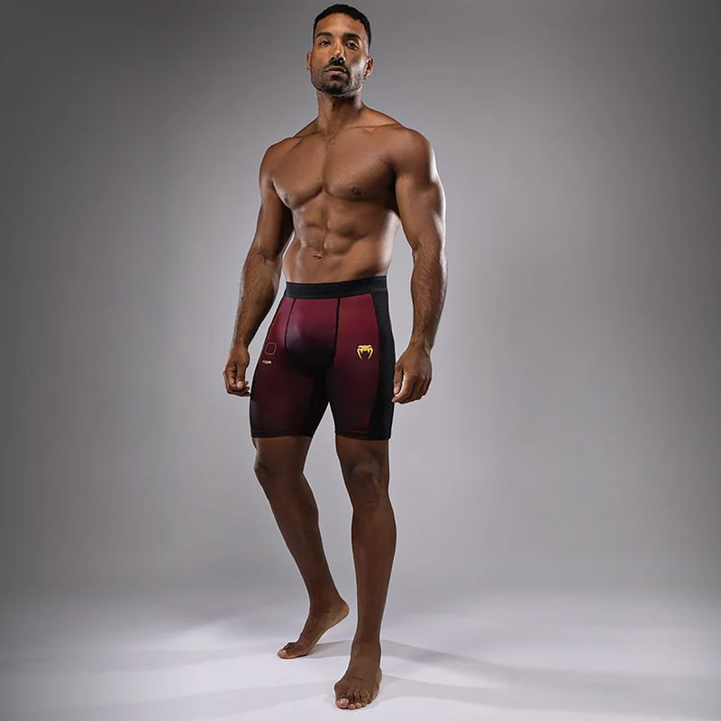 Мъжки шорти за тренировка Venum Tactical XT Vale Tudo черни/бургундско/златни 2