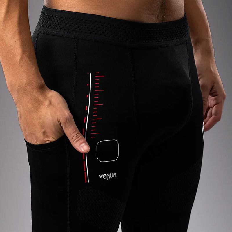 Мъжки тренировъчни гамаши Venum Tactical XT Spats black/fire red 7