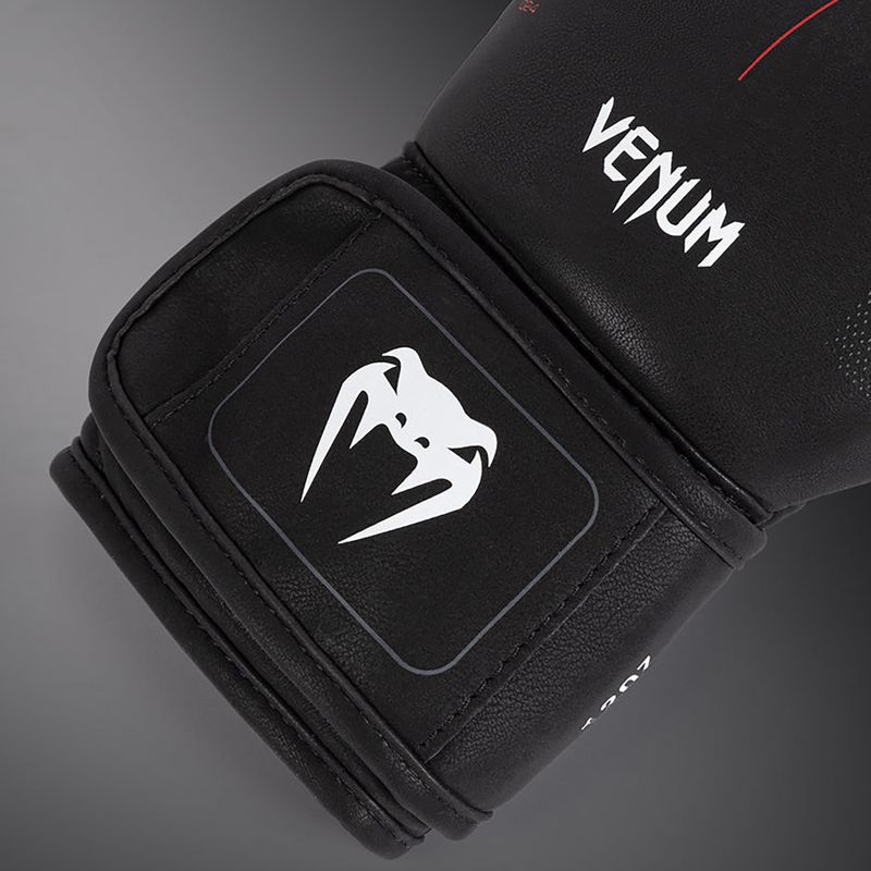 Venum Tactical XT черни/огненочервени боксови ръкавици 7