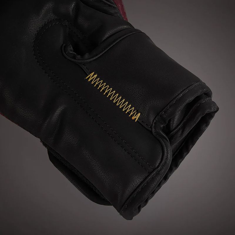 Боксови ръкавици Venum Tactical XT черни/бургундски/златни 5