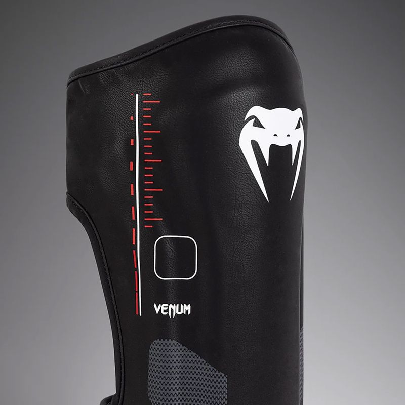 Дамски протектори за пищяли и стъпала Venum Tactical XT Shinguards black/fire red 3