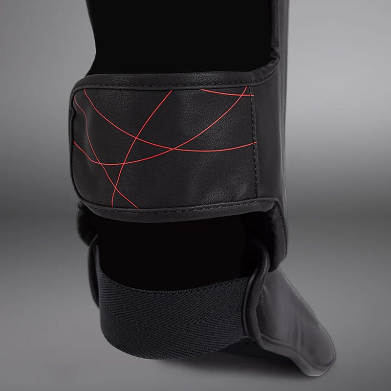 Дамски протектори за пищяли и стъпала Venum Tactical XT Shinguards black/fire red 7