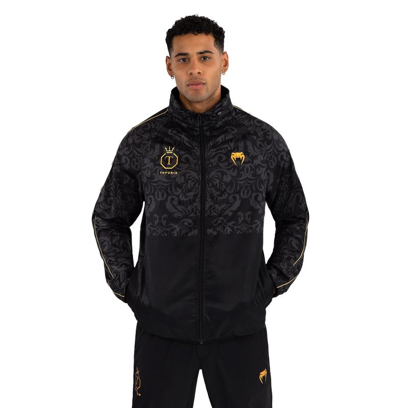 Мъжко яке Venum x Ilia Topuria Unmatched black/gold