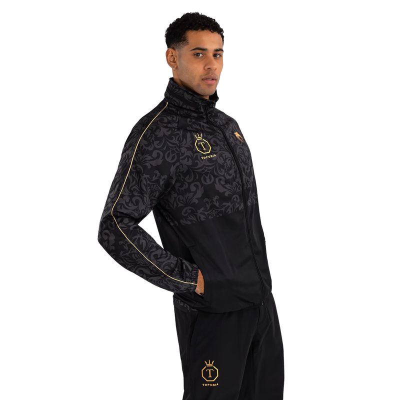 Мъжко яке Venum x Ilia Topuria Unmatched black/gold 3