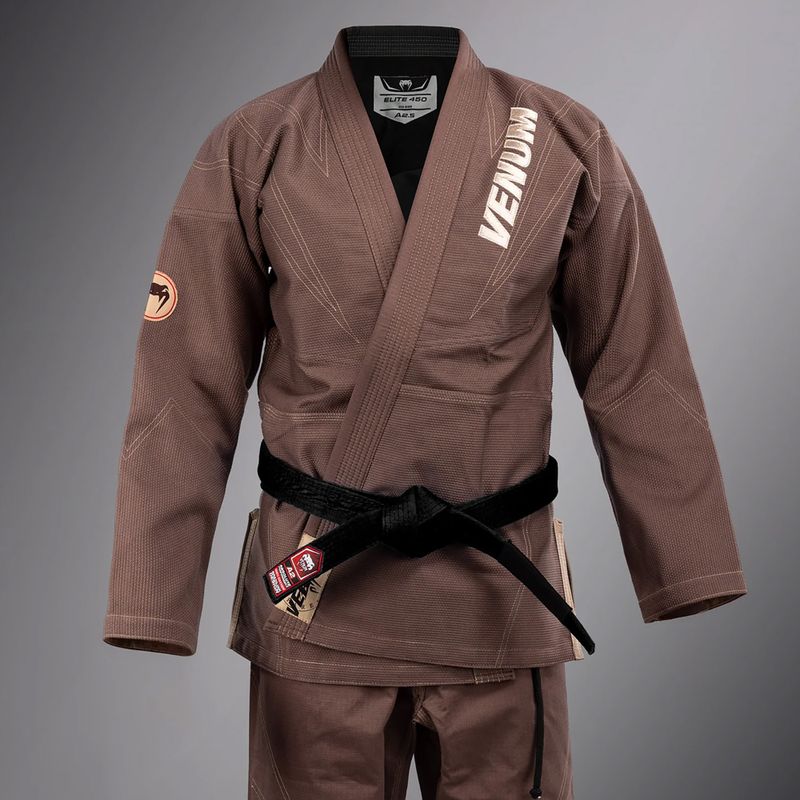 GI за бразилско джу-джицу Venum Elite 5.0 шоколадово кафяво 4
