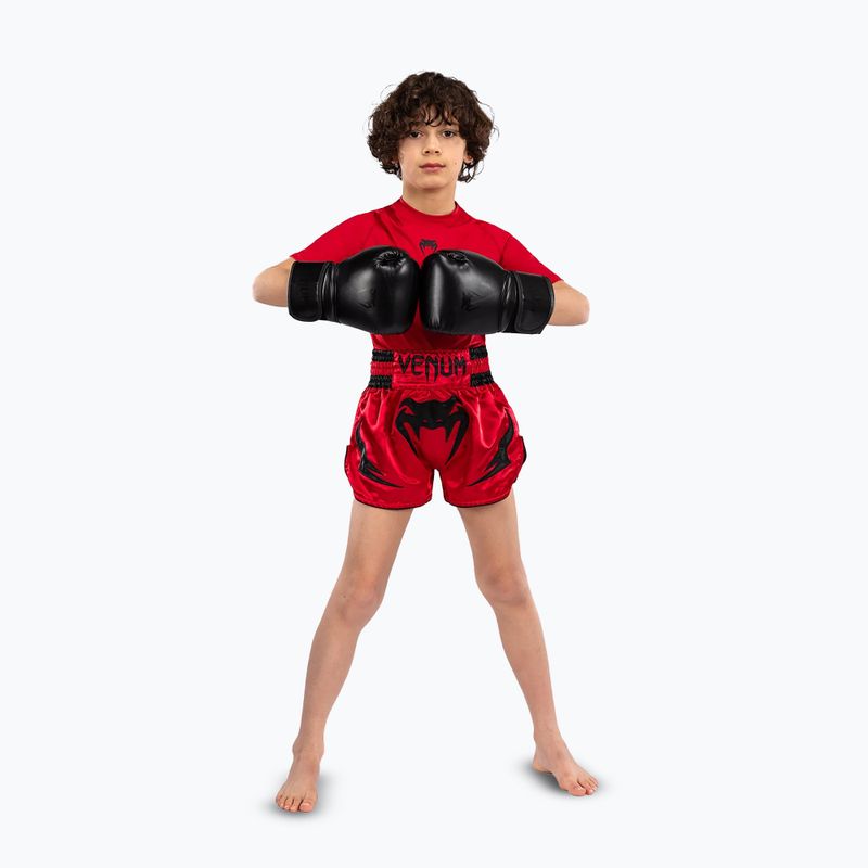 Venum Inferno Muay Thai Jr детски шорти за тренировка червени 2