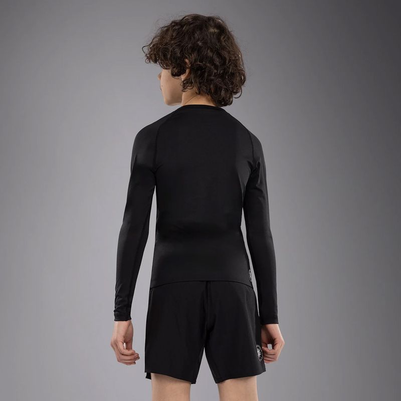 Venum Contender Rashguards Jr детски тренировъчен анцуг с дълъг ръкав черен 3