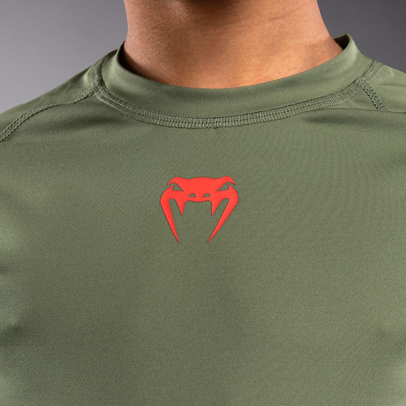 Детски тренировъчен лонгслив Venum Contender Rashguards Jr каки 5
