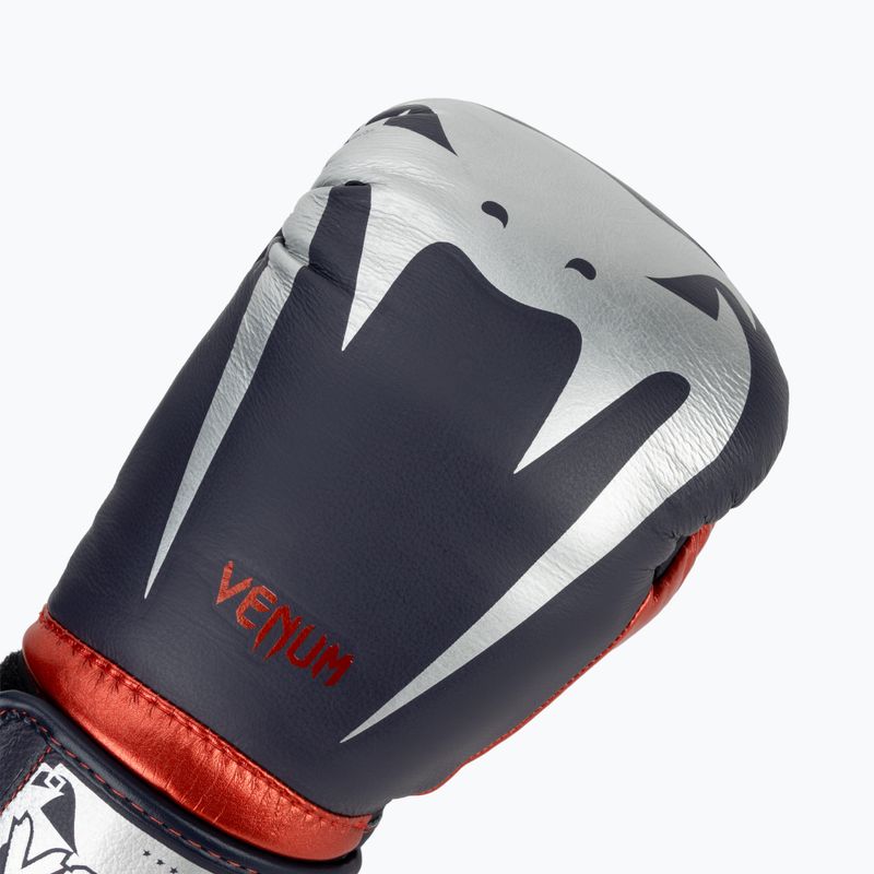 Venum Giant 3.0 боксови ръкавици тъмно синьо/червено 5