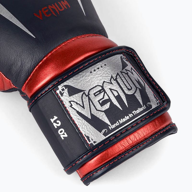 Venum Giant 3.0 боксови ръкавици тъмно синьо/червено 3