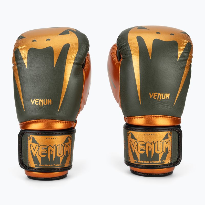 Боксови ръкавици Venum Giant 3.0 каки/бронз 2