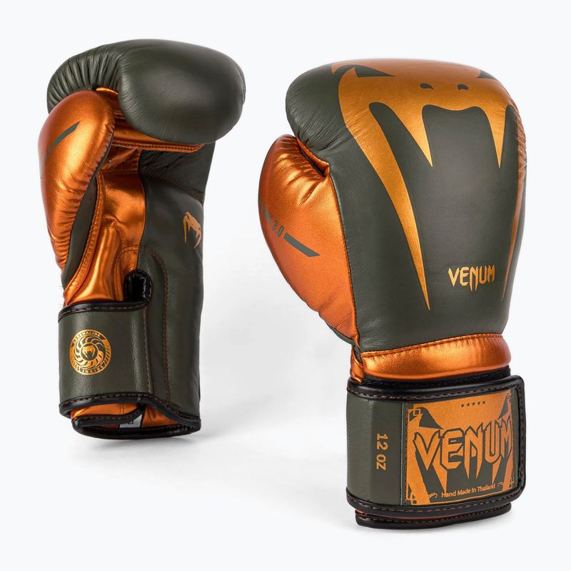 Боксови ръкавици Venum Giant 3.0 каки/бронз 2