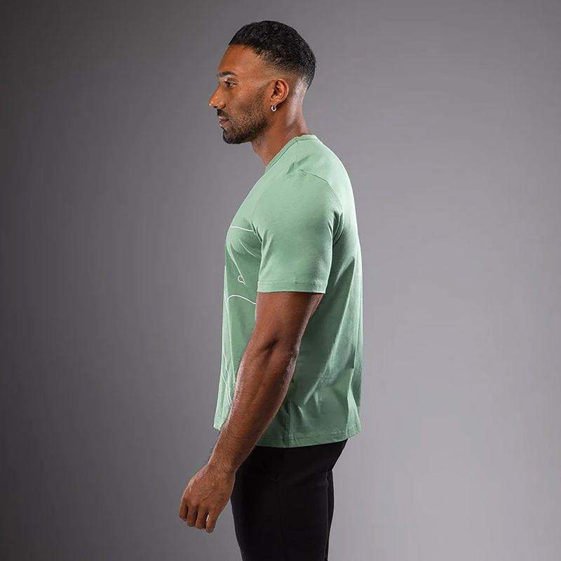 Мъжка тениска Venum Giant Connect lime green 3