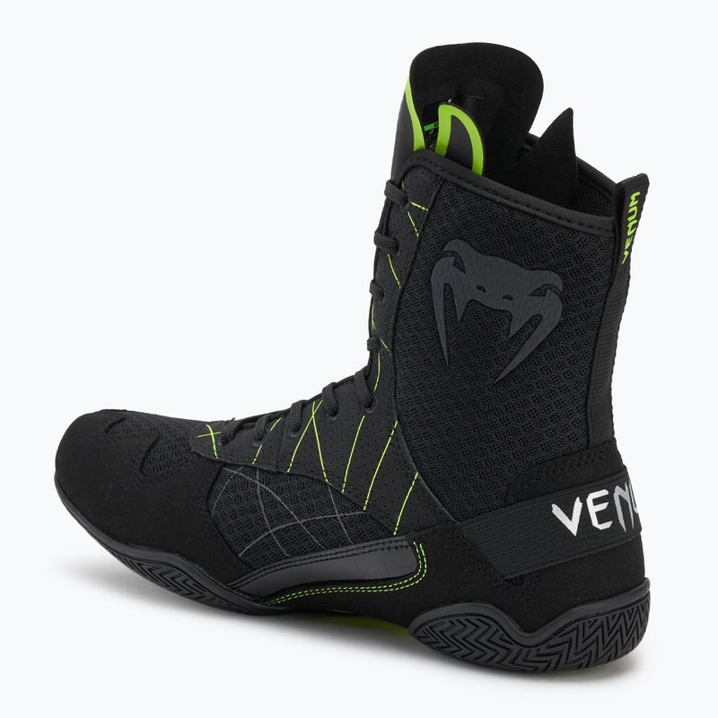 Мъжки боксови обувки Venum Training Camp 4.0 black/neo green 2
