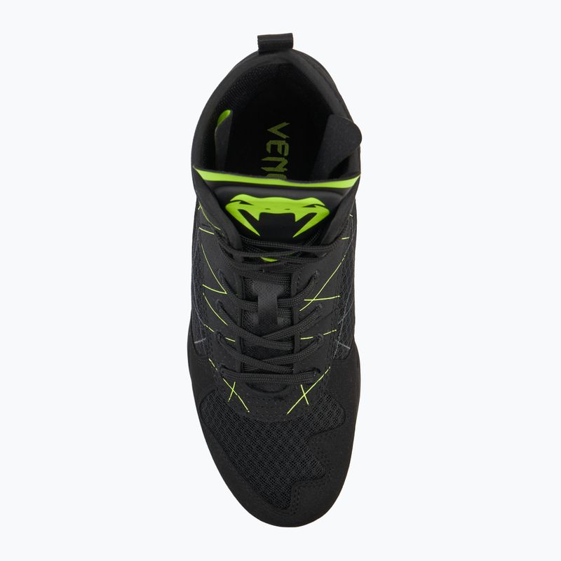 Мъжки боксови обувки Venum Training Camp 4.0 black/neo green 5