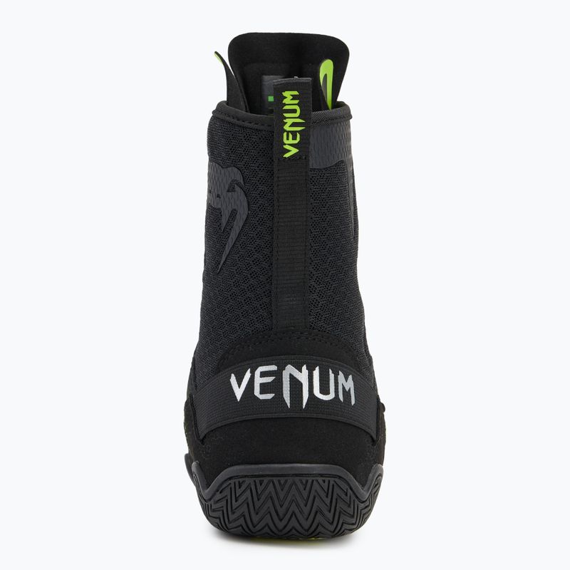 Мъжки боксови обувки Venum Training Camp 4.0 black/neo green 6