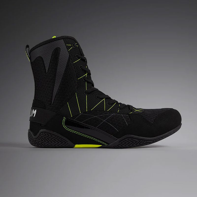 Мъжки боксови обувки Venum Training Camp 4.0 black/neo green 9