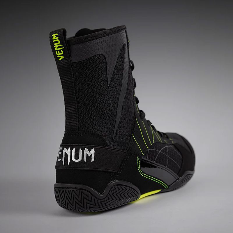 Мъжки боксови обувки Venum Training Camp 4.0 black/neo green 11