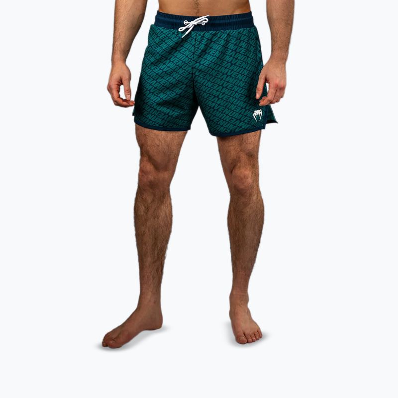Мъжки шорти за тренировка Venum Echo Board deep ocean blue/emerald green