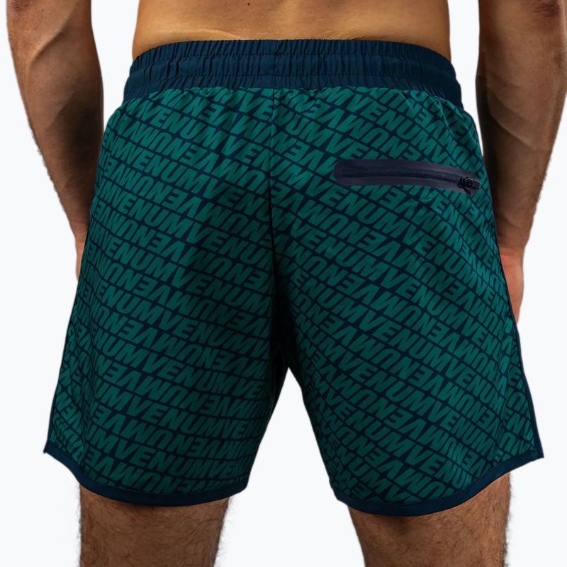 Мъжки шорти за тренировка Venum Echo Board deep ocean blue/emerald green 7