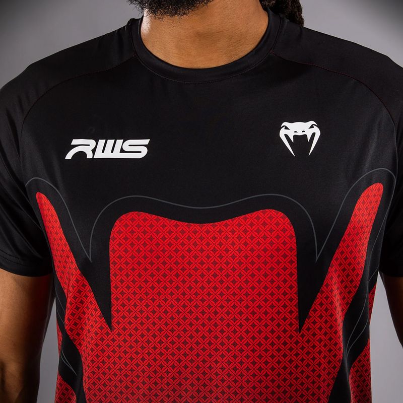 Мъжка тениска Venum x RWS 2.0 Dry-Tech black/red 5