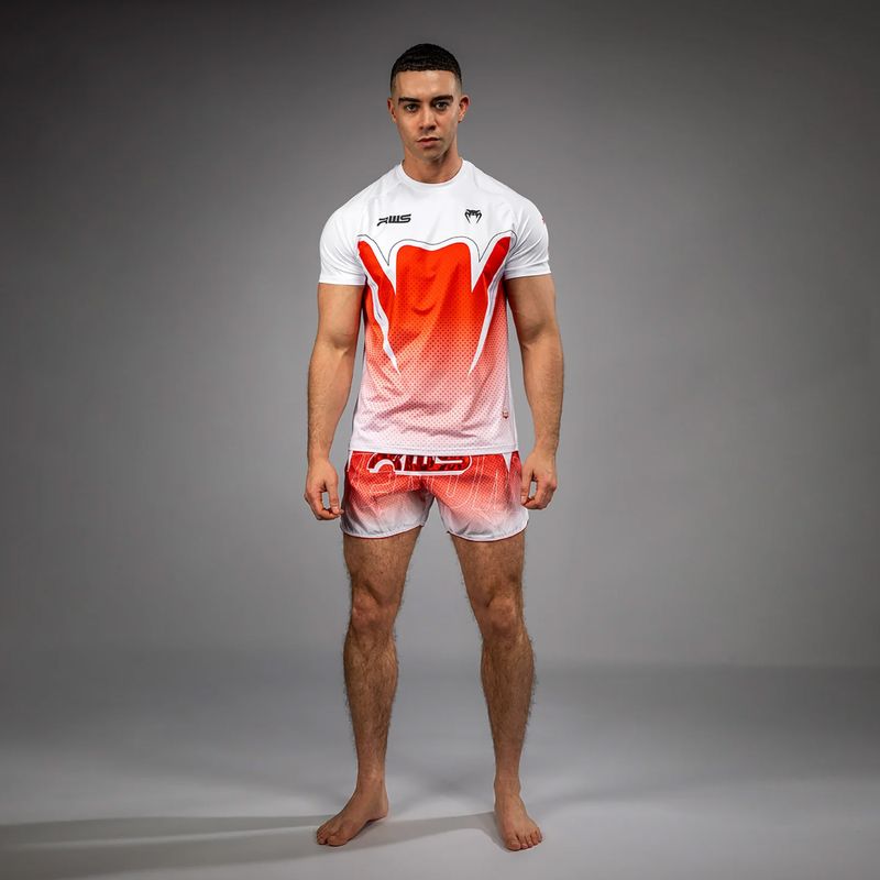 Мъжка тениска Venum x RWS 2.0 Dry-Tech white/red 2