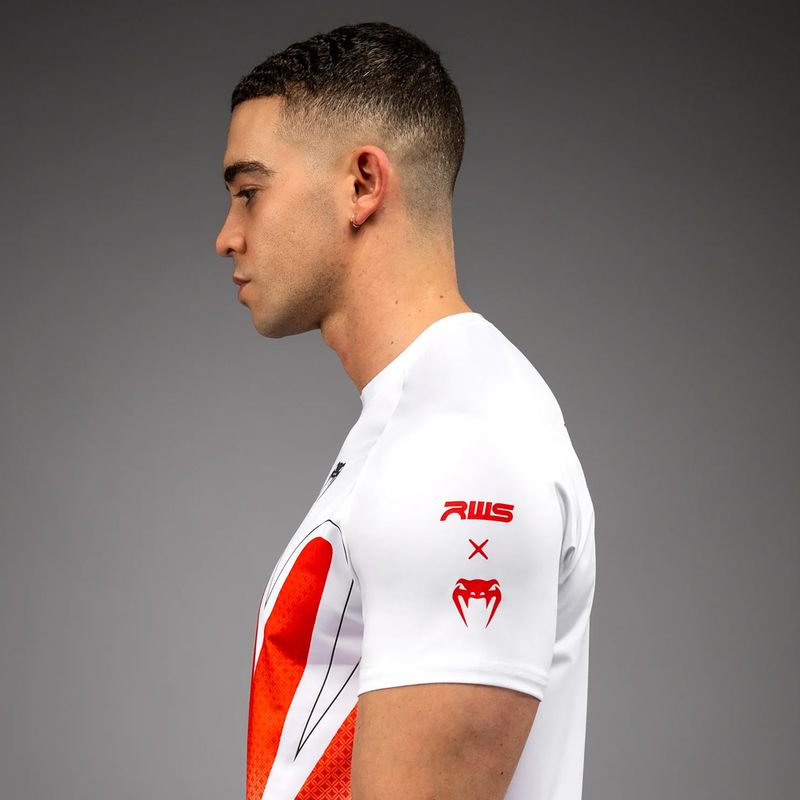 Мъжка тениска Venum x RWS 2.0 Dry-Tech white/red 6