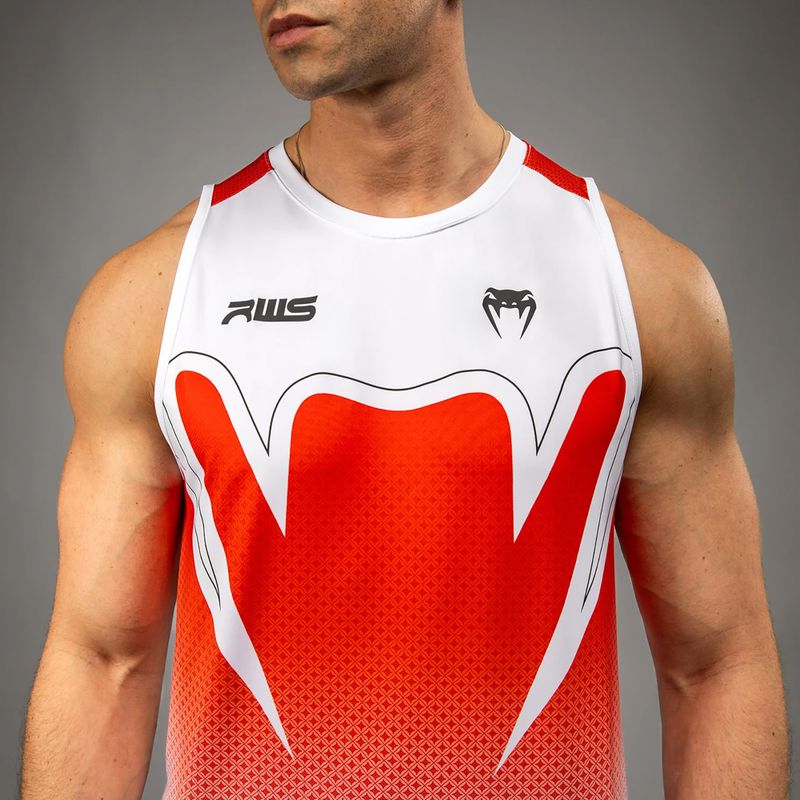 Мъжка тениска Venum x RWS 2.0 Dry-Tech Tank Top white/red 5