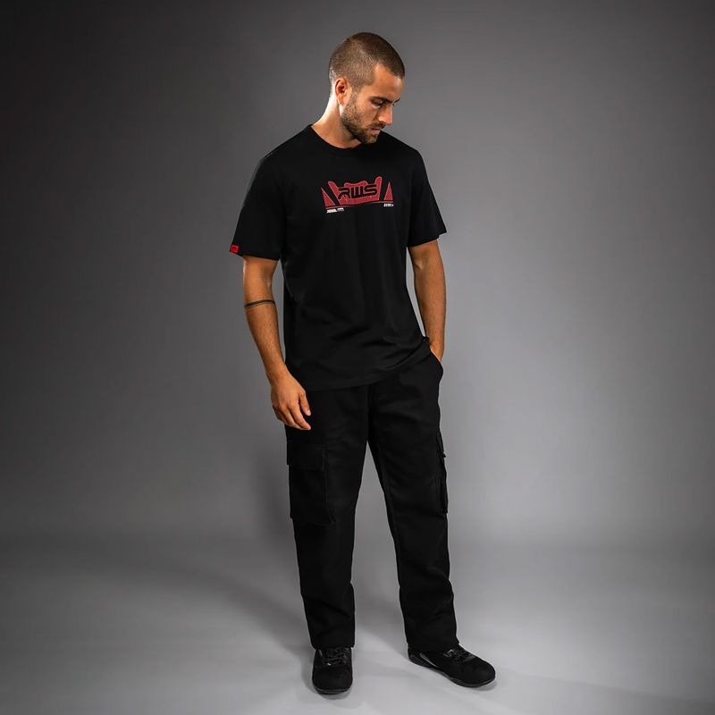 Мъжка тениска Venum x RWS 2.0 black/red 2