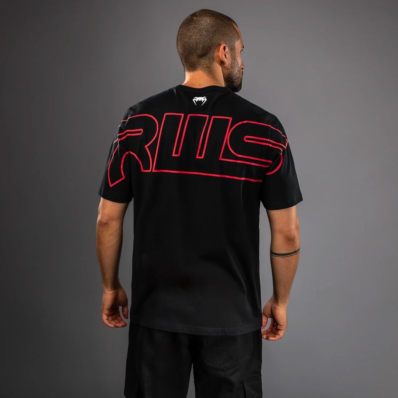Мъжка тениска Venum x RWS 2.0 black/red 3