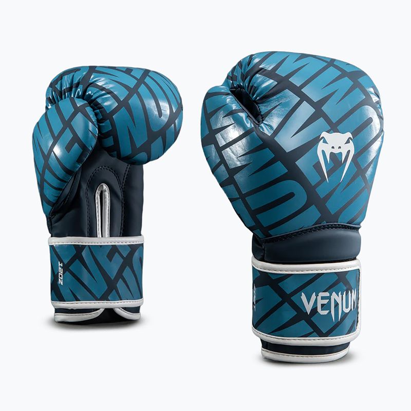 Боксови ръкавици Venum Contender 1.5XT Boxing navy blue/sky blue 2