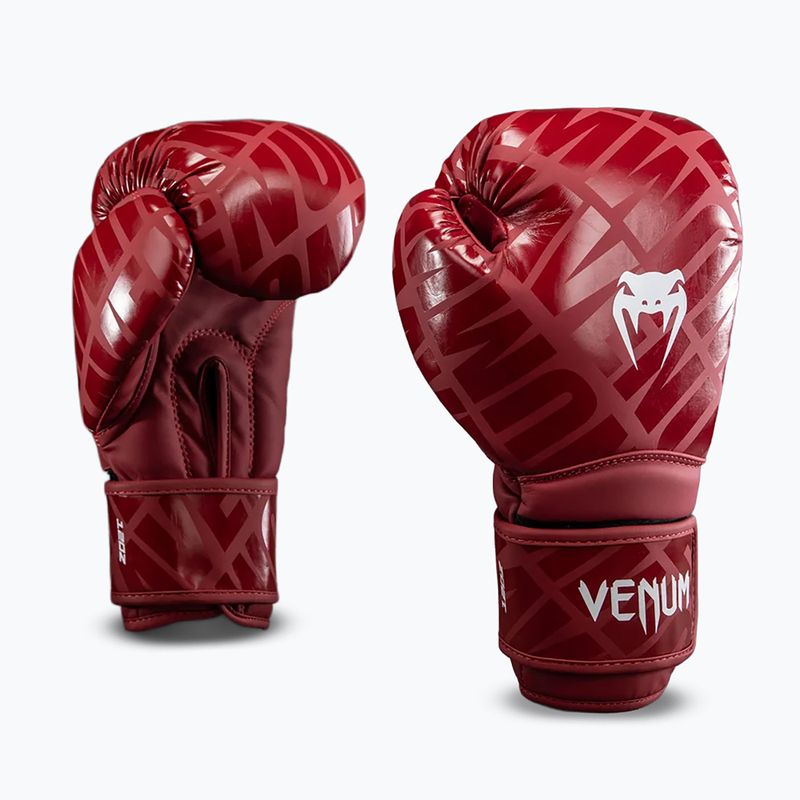 Боксови ръкавици Venum Contender 1.5XT Boxing glossy burgundy 2