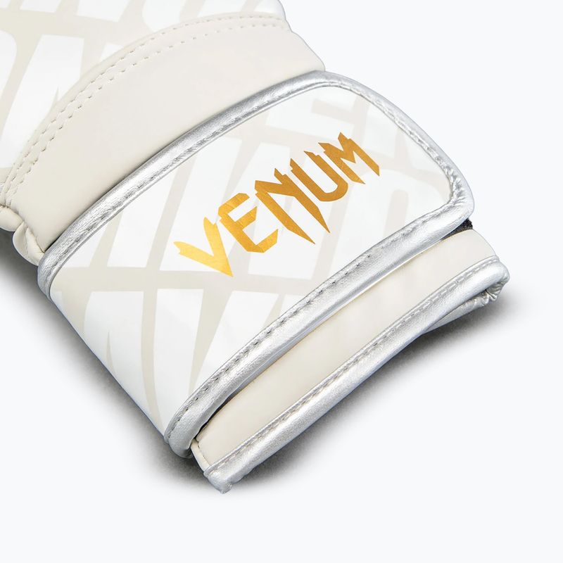 Боксови ръкавици Venum Contender 1.5XT Boxing light beige/white cream 3