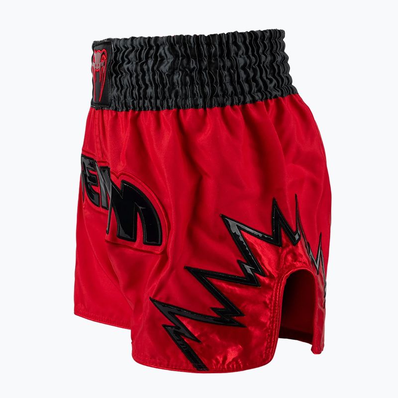 Мъжки шорти за тренировка Venum Inferno Muay Thai red/charcoal grey/black 3