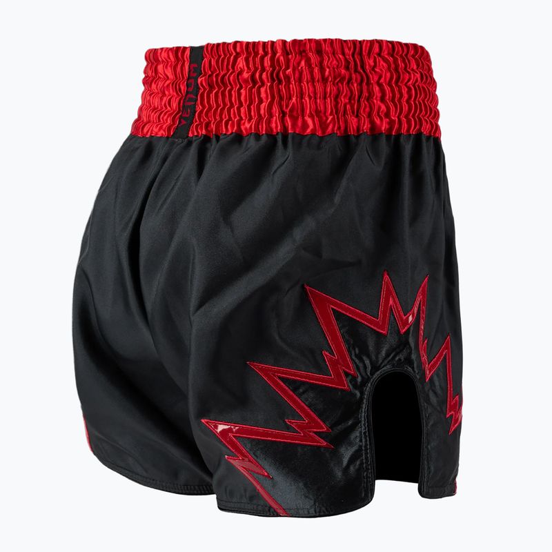 Мъжки шорти за тренировка Venum Inferno Muay Thai charcoal grey/red 4