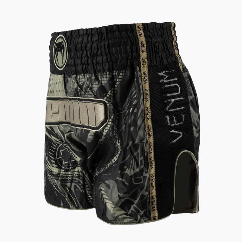 Мъжки тренировъчни шорти Venum Invader Muay Thai black/sand 3