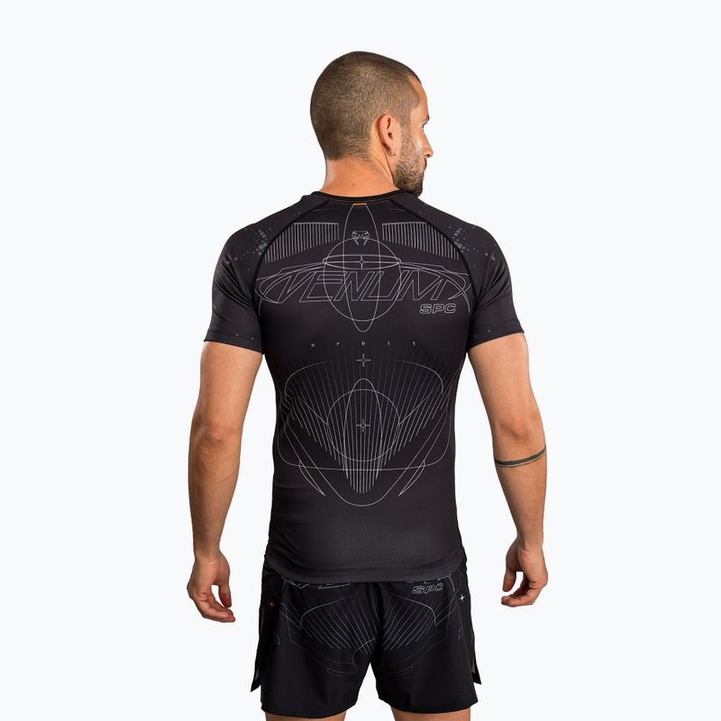 Мъжки рашгард Venum Eclipse Rashguards black/ivory 2