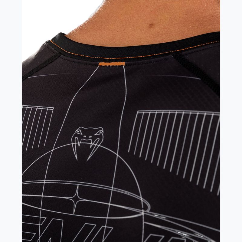 Мъжки рашгард Venum Eclipse Rashguards black/ivory 5