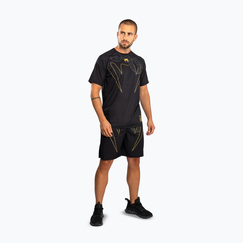 Мъжка тениска за тренировка Venum Serpenti Dry Tech black/silver/gold 2