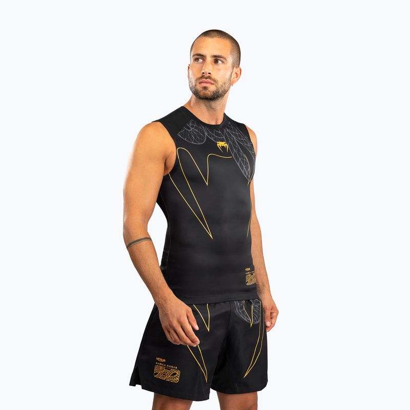 Мъжки рашгард Venum Serpenti Rashguards Sleeveless black/silver/gold 3