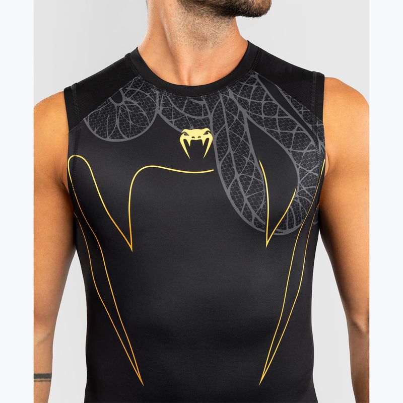 Мъжки рашгард Venum Serpenti Rashguards Sleeveless black/silver/gold 5