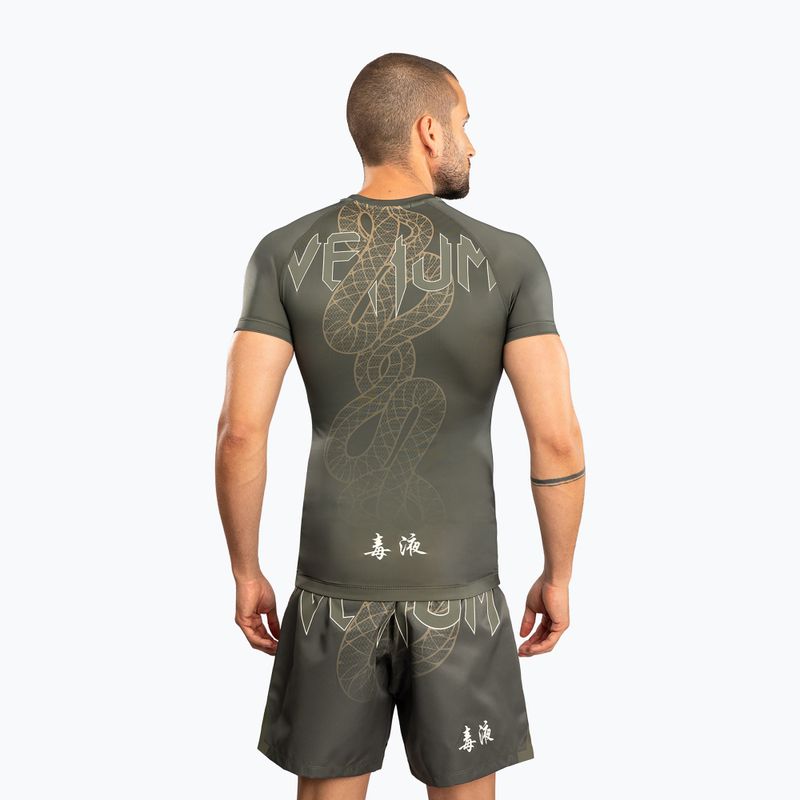 Мъжки рашгард Venum Serpenti Rashguards kaki/bronze/ivory 3