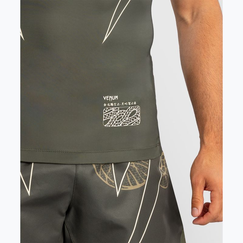 Мъжки рашгард Venum Serpenti Rashguards kaki/bronze/ivory 6