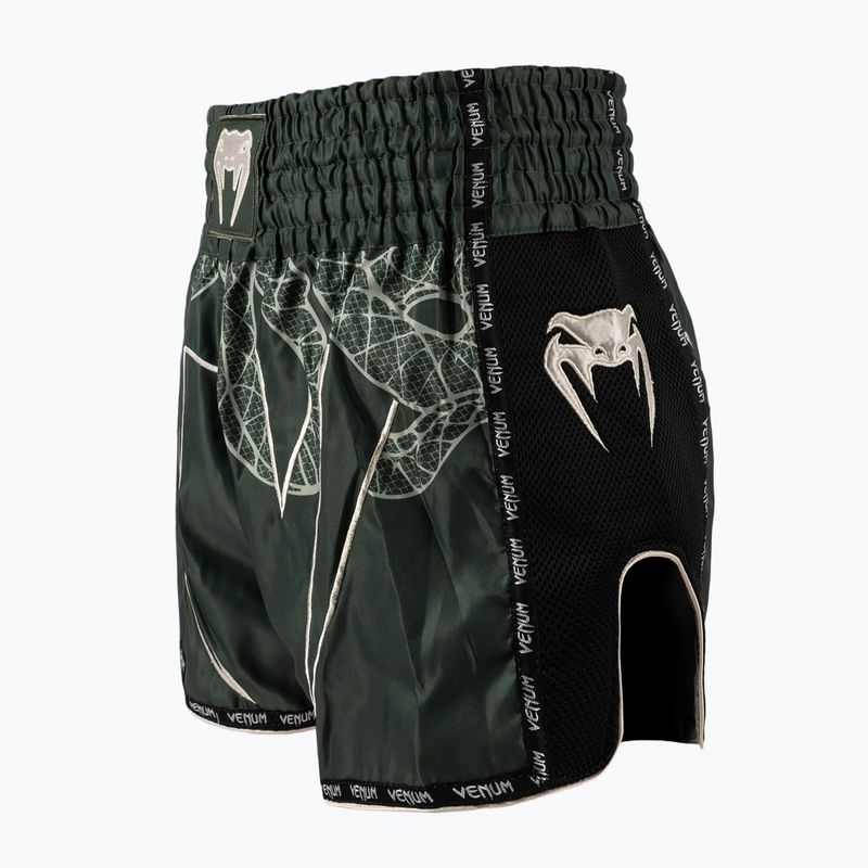 Мъжки шорти за тренировка Venum Serpenti Muay Thai khaki/bronze/ivory 3