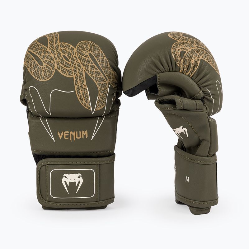 Боксови ръкавици Venum Serpenti Sparring khaki/bronze/ivory 2