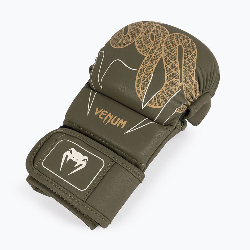 Боксови ръкавици Venum Serpenti Sparring khaki/bronze/ivory 3